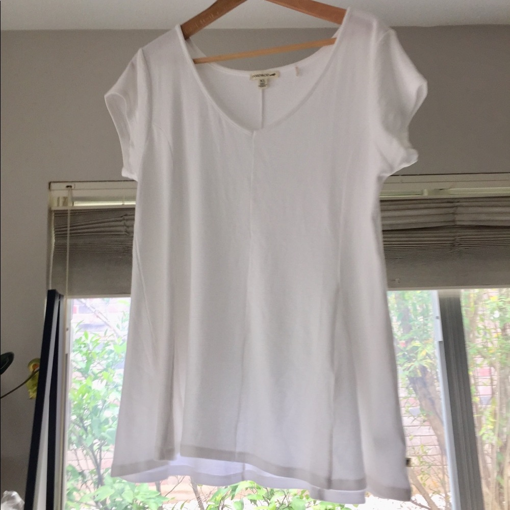 Toad & Co White Blouse